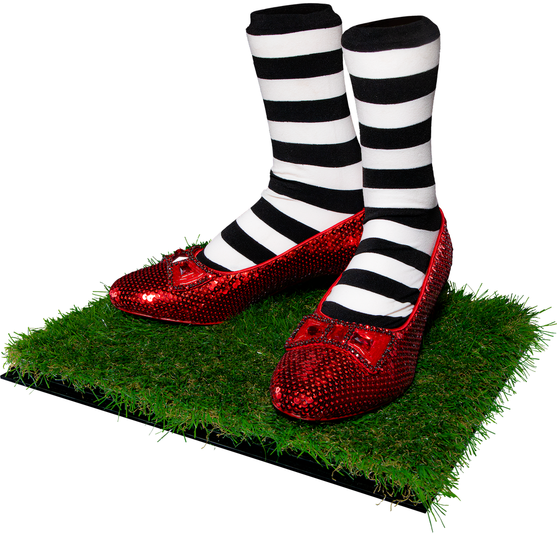 Wizard of Oz - Dorothy and Wicked Witch's Replica Ruby Slippers