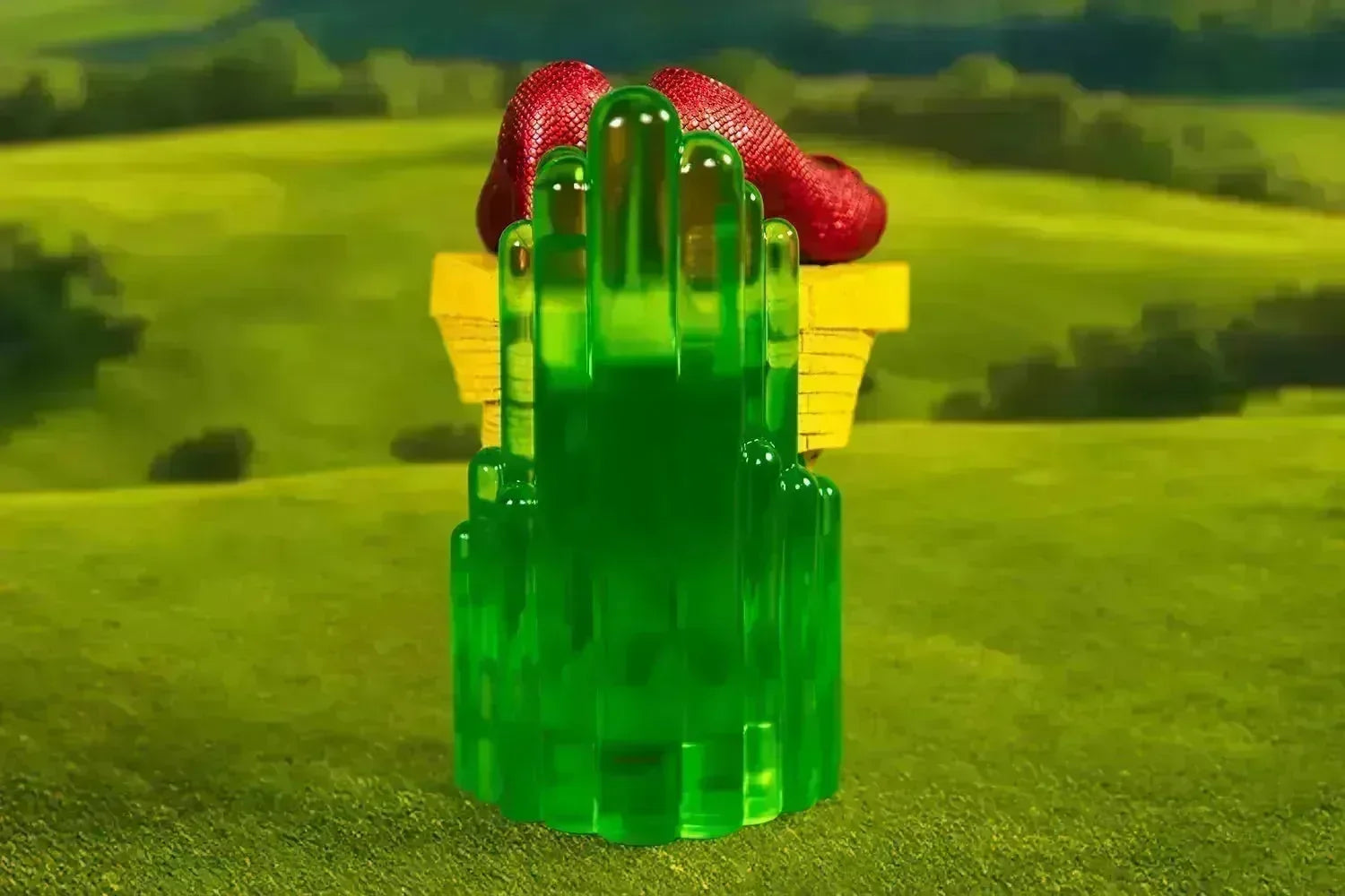 IKO2020 Wizard of Oz - Scaled Ruby Slippers Statuette on light-up Stand - Ikon Design Studio - Titan Pop Culture