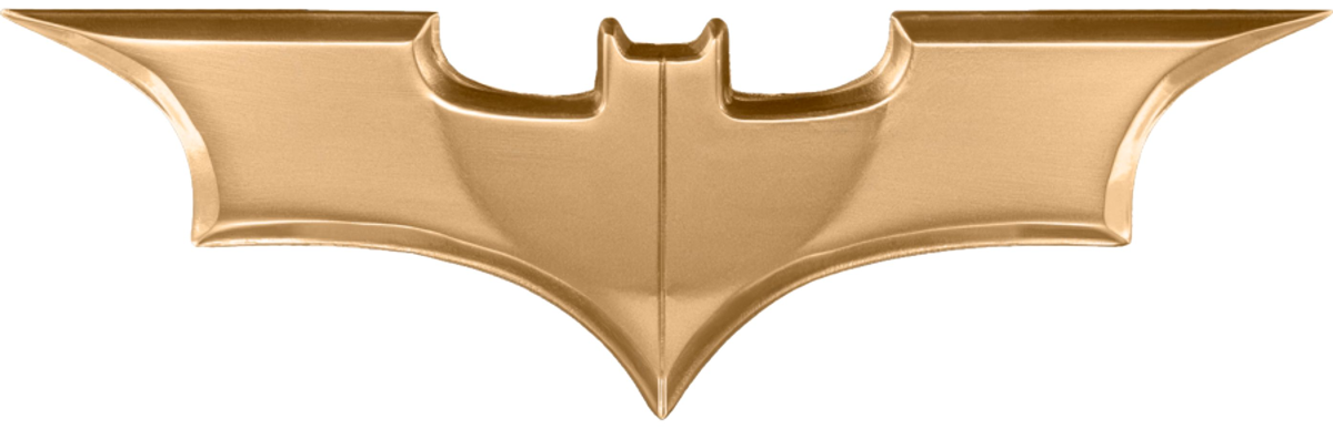 Batman Begins - Réplica a escala del batarang con soporte