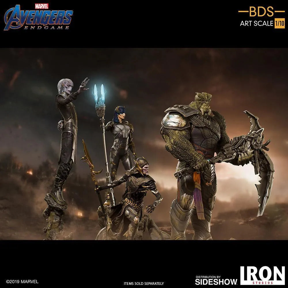 IRO00205 Avengers 4: Endgame - Ebony Maw 1:10 Scale Statue - Iron Studios - Titan Pop Culture