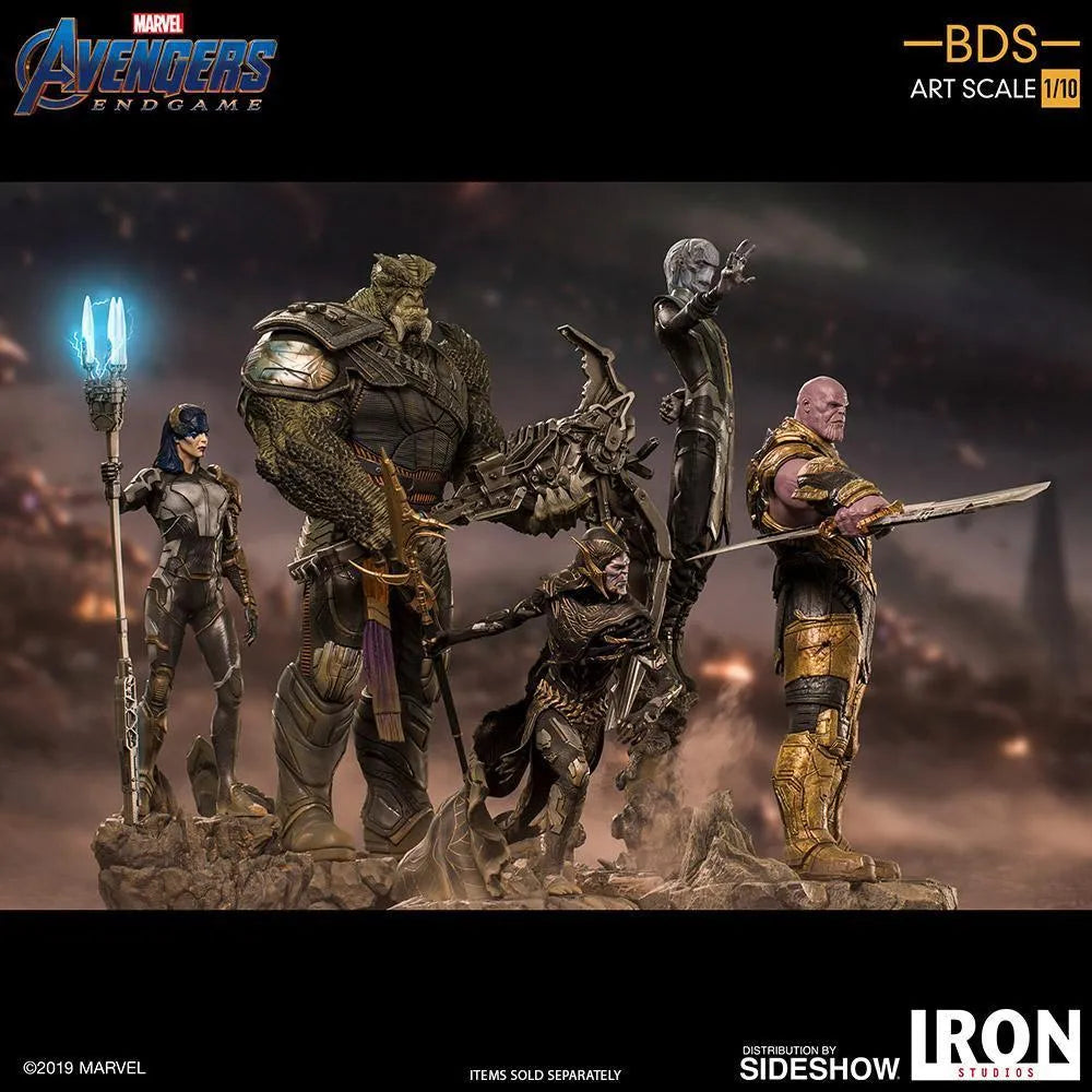 IRO00205 Avengers 4: Endgame - Ebony Maw 1:10 Scale Statue - Iron Studios - Titan Pop Culture