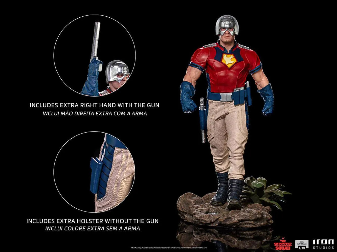 IRO28587 The Suicide Squad - Peacemaker 1:10 Scale Statue - Iron Studios - Titan Pop Culture