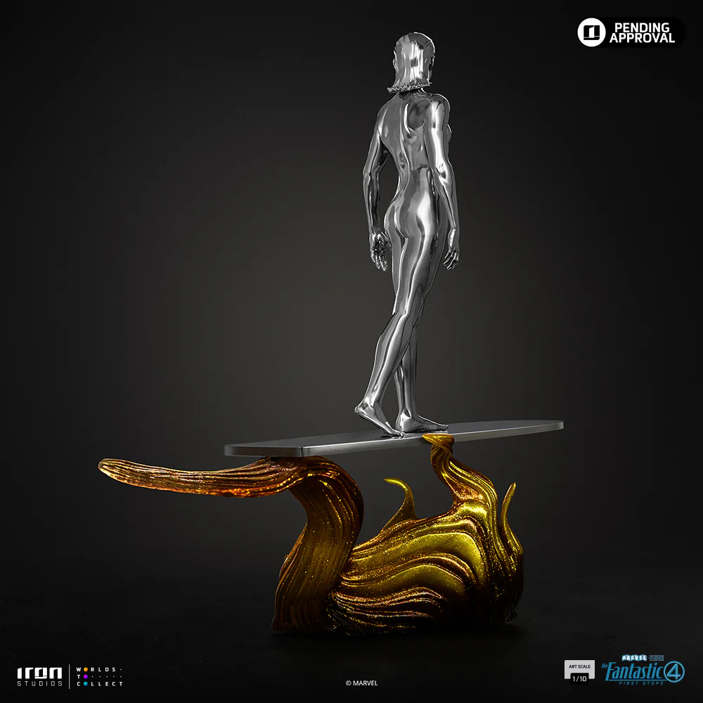 The Fantastic Four: Primeros pasos – Estatua de Silver Surfer a escala 1:10
