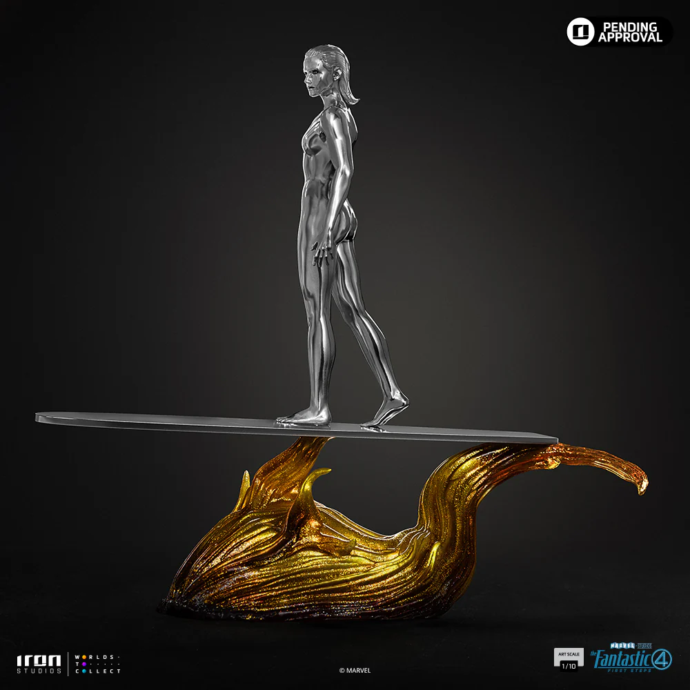 The Fantastic Four: Primeros pasos – Estatua de Silver Surfer a escala 1:10