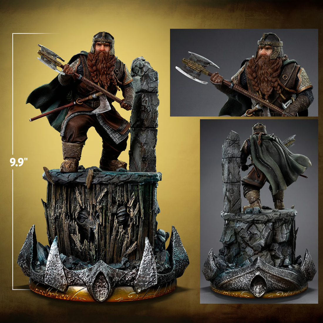 El Señor de los Anillos - Estatua de Gimli Desatado