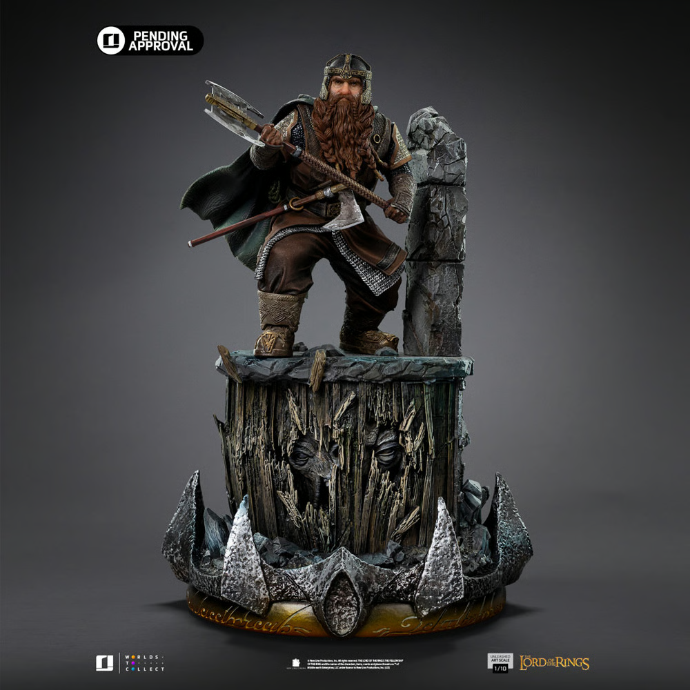 El Señor de los Anillos - Estatua de Gimli Desatado