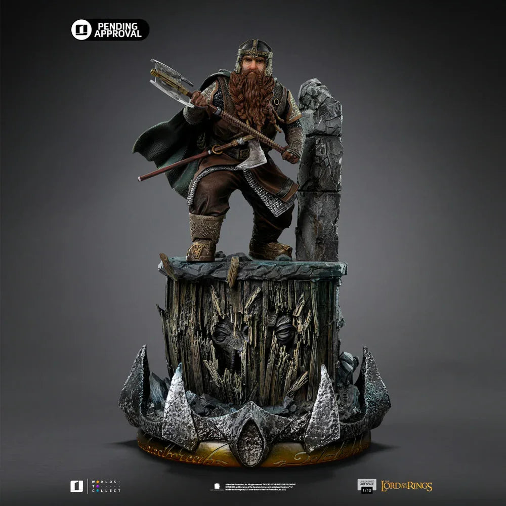 El Señor de los Anillos - Estatua de Gimli Desatado