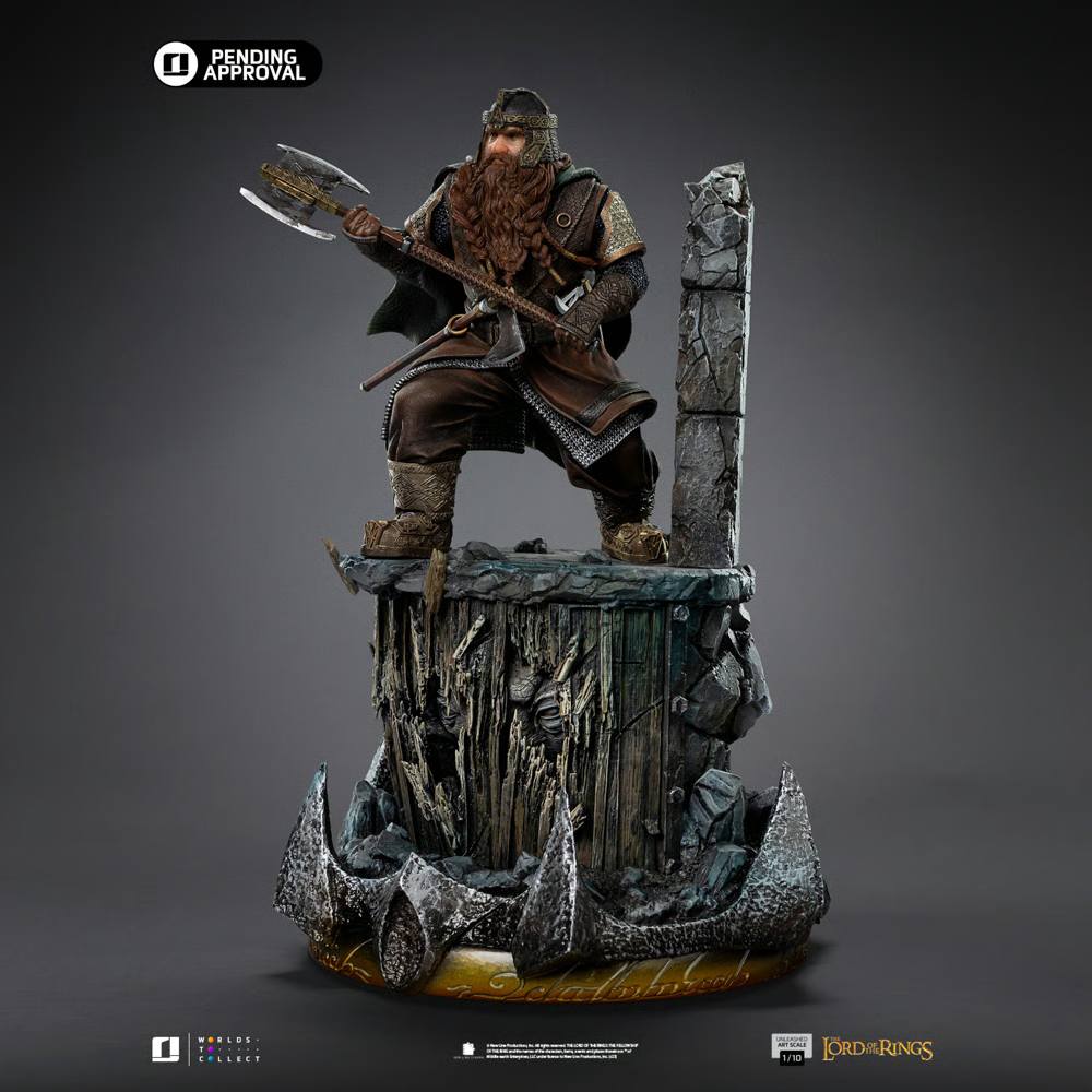 El Señor de los Anillos - Estatua de Gimli Desatado