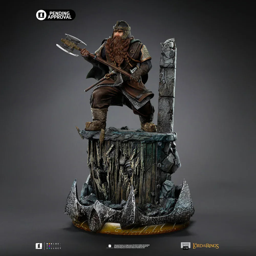 El Señor de los Anillos - Estatua de Gimli Desatado