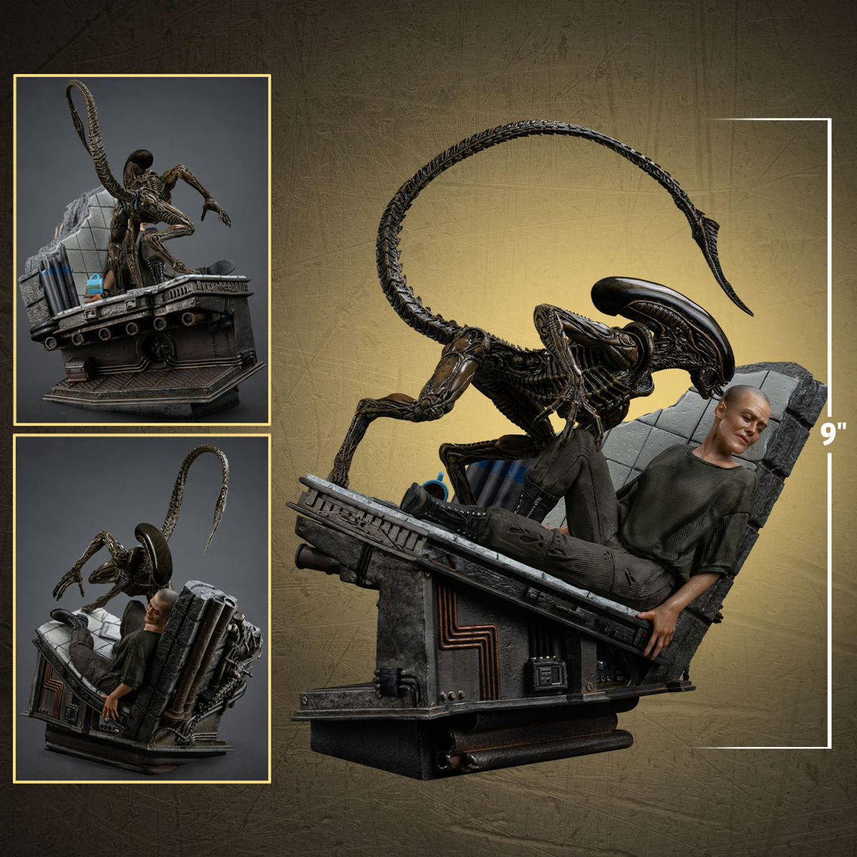 Alien 3 – Ripley & Dog Alien 1:10 Scale Statue