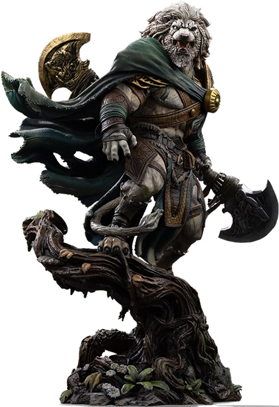 万智牌 – 金鬃阿耶尼 1:10 比例雕像