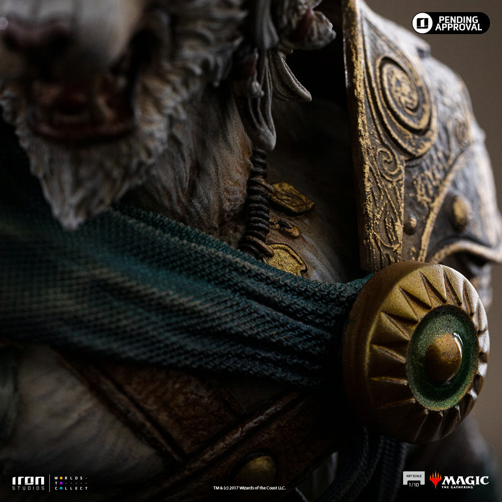 万智牌 – 金鬃阿耶尼 1:10 比例雕像