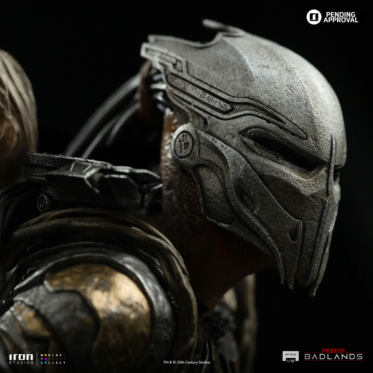 《铁血战士:荒原》——铁血战士德克与塞娅 1:10 比例雕像