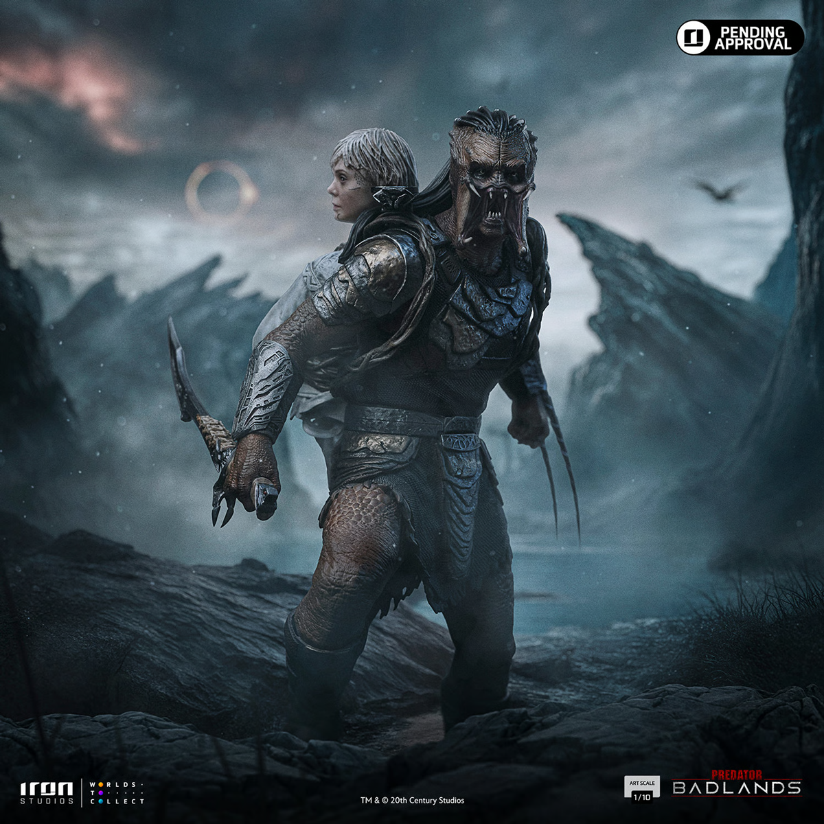 Predator: Badlands – Predator Dek & Thia 1:10 Scale Statue