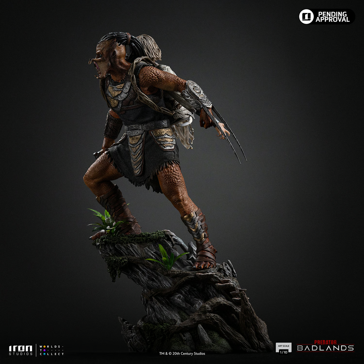 《铁血战士:荒原》——铁血战士德克与塞娅 1:10 比例雕像