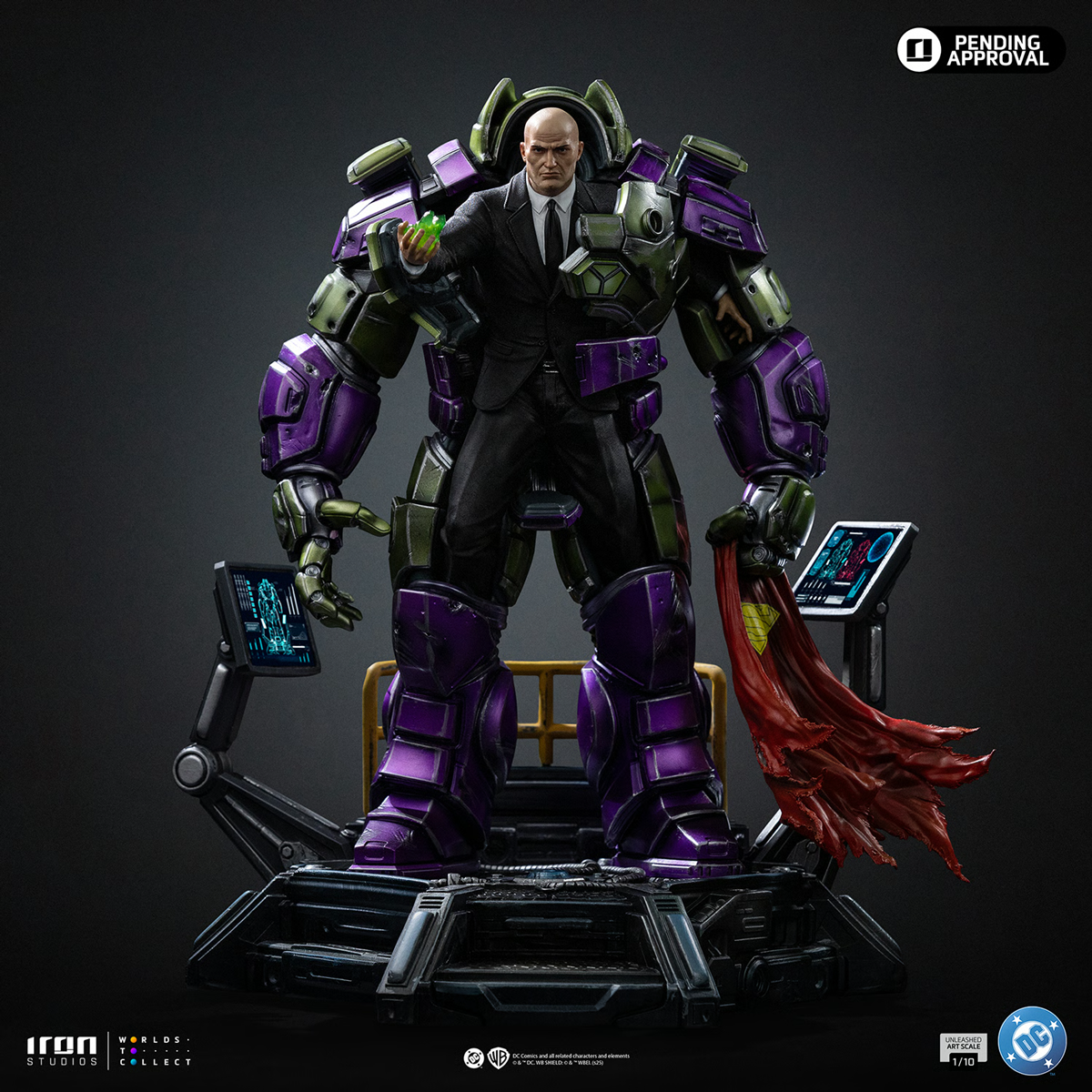 Superman – Estatua de Lujo Lex Luthor Unleashed Escala 1:10
