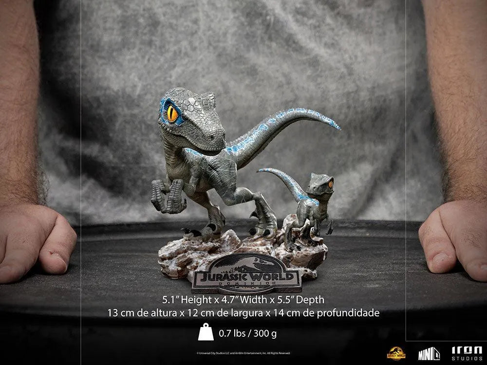 IRO51031 Jurassic World 3: Dominion - Blue & Beta Minico Vinyl Figure - Iron Studios - Titan Pop Culture