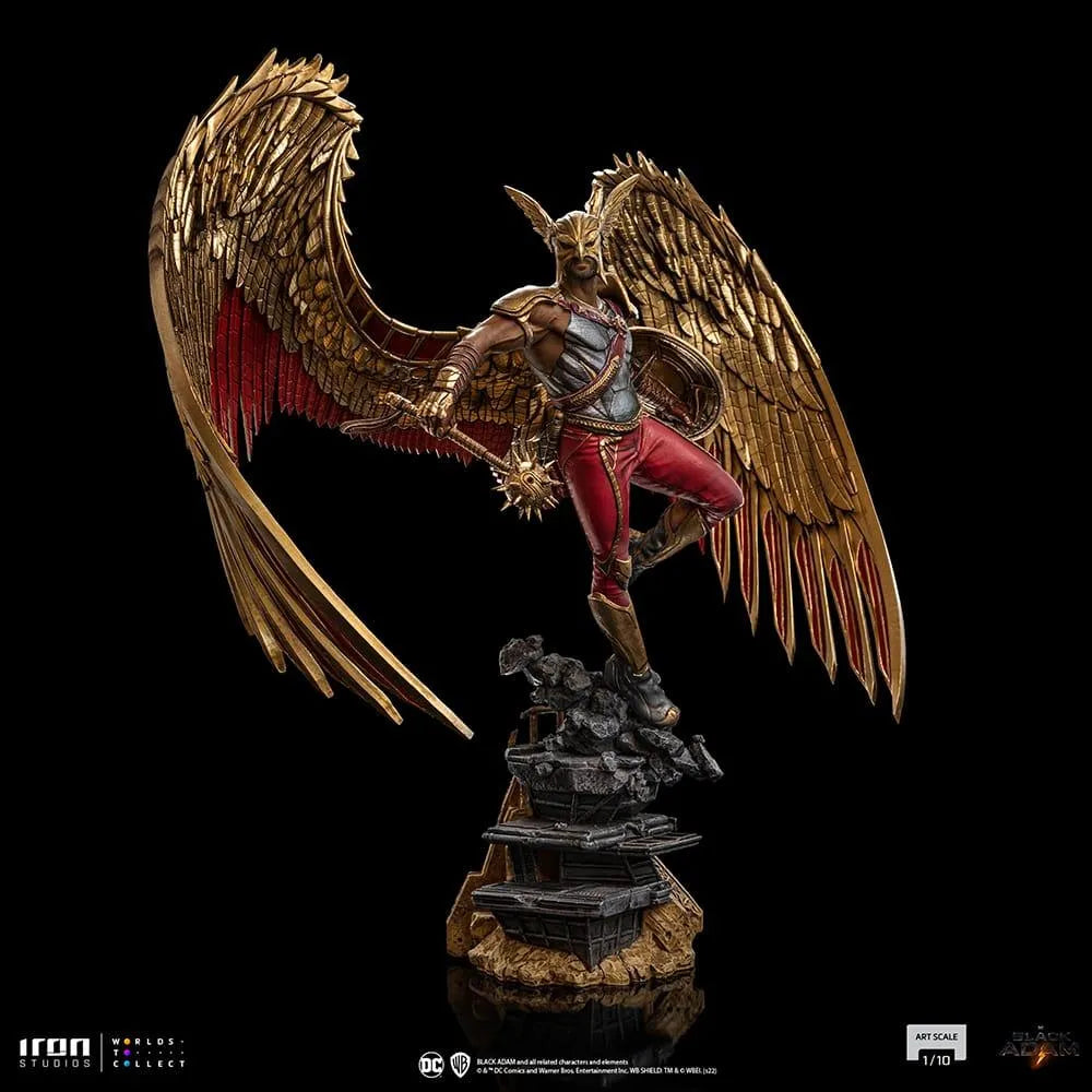 IRO52434 Black Adam - Hawkman 1:10 Scale Statue - Iron Studios - Titan Pop Culture