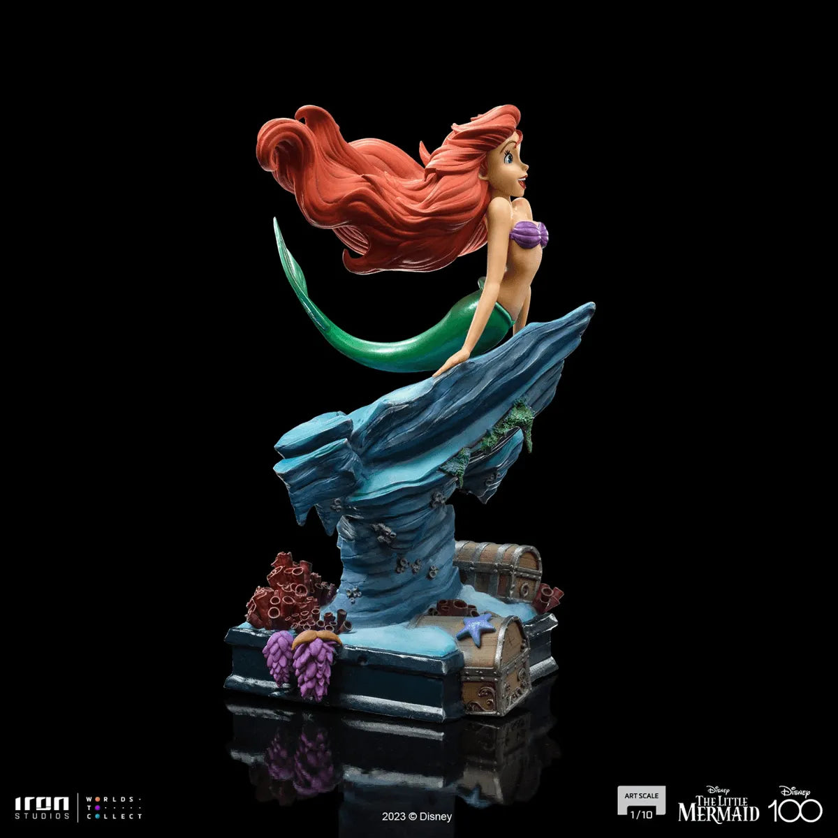 IRO53776 Little Mermaid (1989) - Ariel 1:10 Statue - Iron Studios - Titan Pop Culture