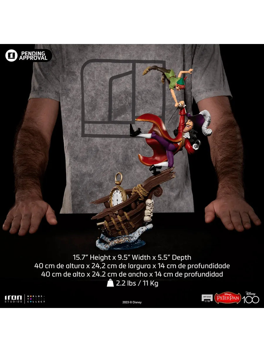 IRO54742 Disney - Peter Pan Vs Hook 1:10 Scale Statue - Iron Studios - Titan Pop Culture