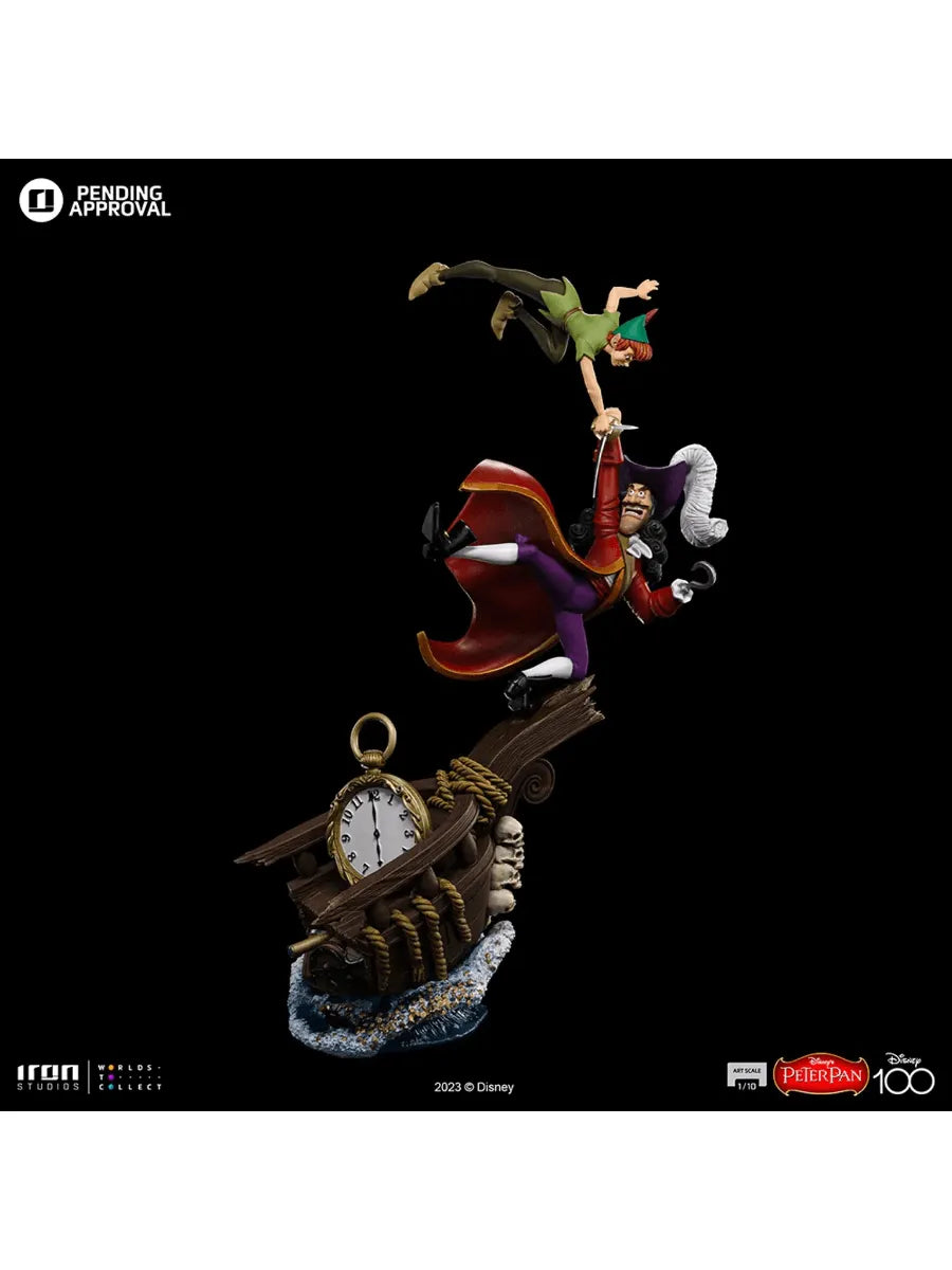 IRO54742 Disney - Peter Pan Vs Hook 1:10 Scale Statue - Iron Studios - Titan Pop Culture