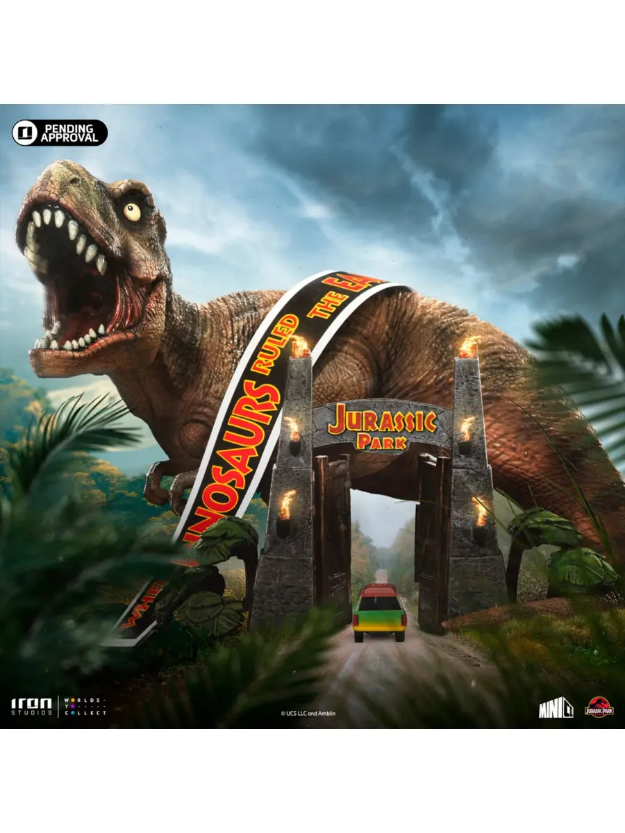 IRO55169 Jurassic Park - Tyrannosaurus Rex Illusion Deluxe Minico Vinyl - Iron Studios - Titan Pop Culture