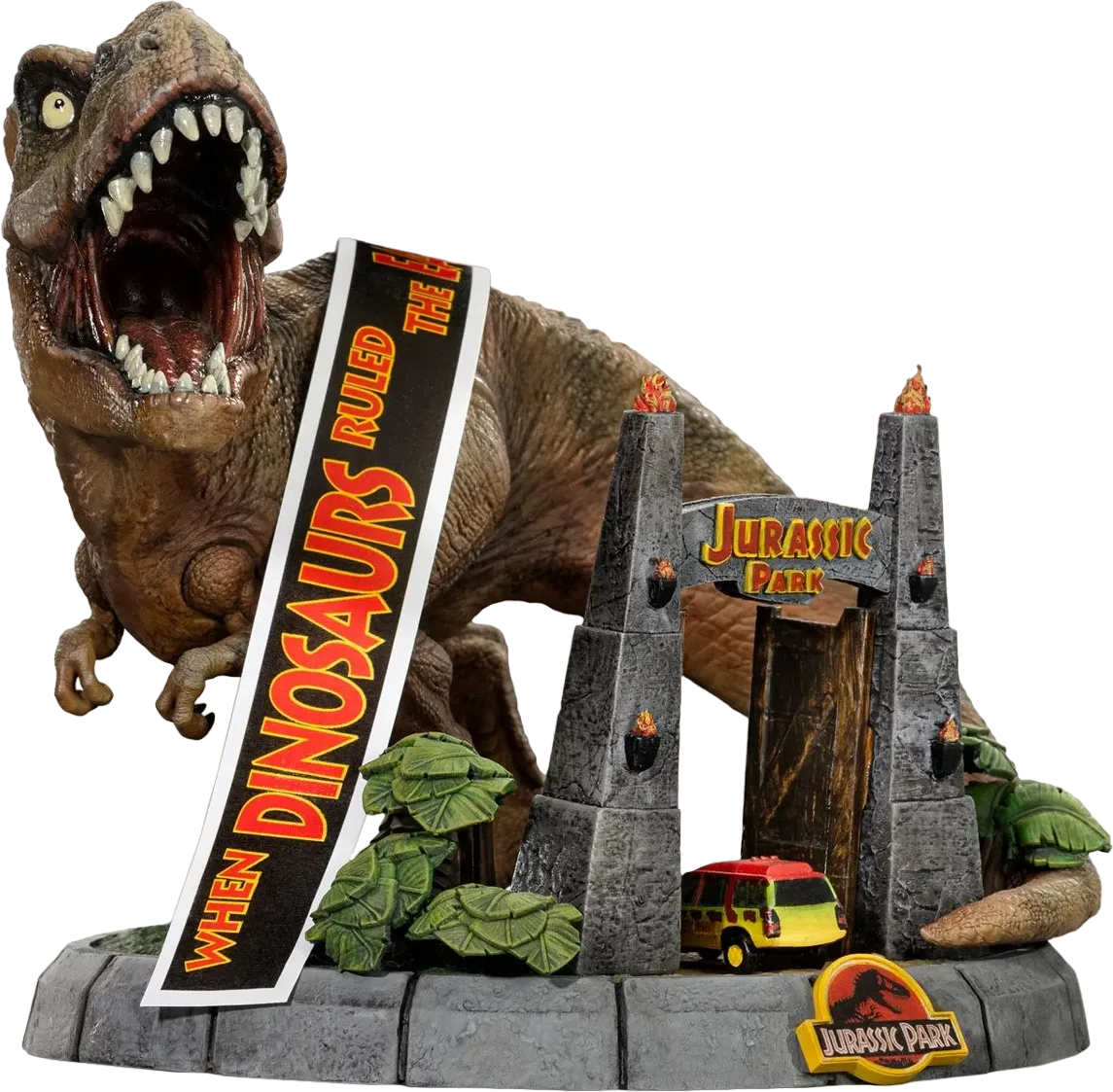 IRO55169 Jurassic Park - Tyrannosaurus Rex Illusion Deluxe Minico Vinyl - Iron Studios - Titan Pop Culture