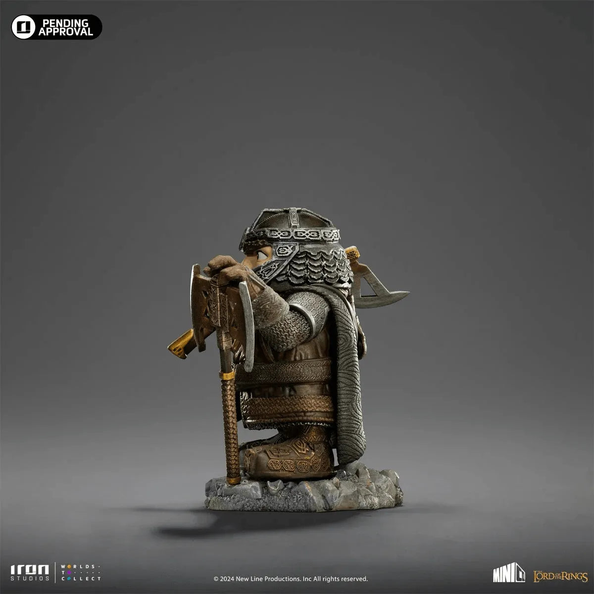 IRO55183 The Lord the Rings - Gimli Minico Vinyl - Iron Studios - Titan Pop Culture