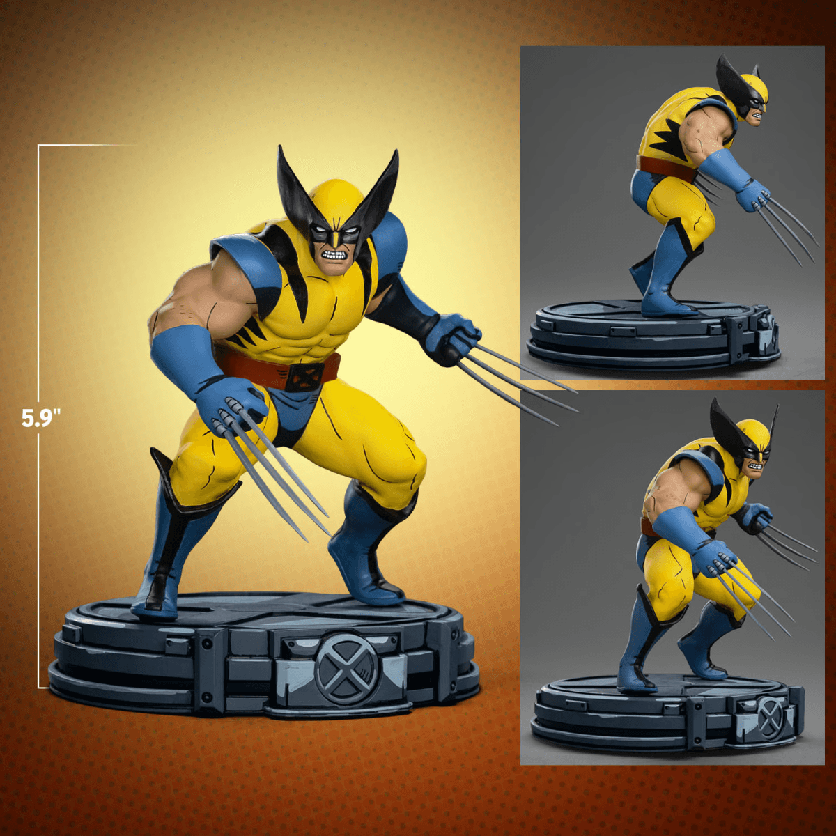 IRO55404 X-Men '97 - Wolverine 1:10 Scale Statue - Iron Studios - Titan Pop Culture