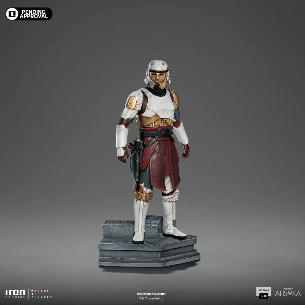 IRO55558 Star Wars: Ahsoka - Captain Enoch 1:10 Statue - Iron Studios - Titan Pop Culture