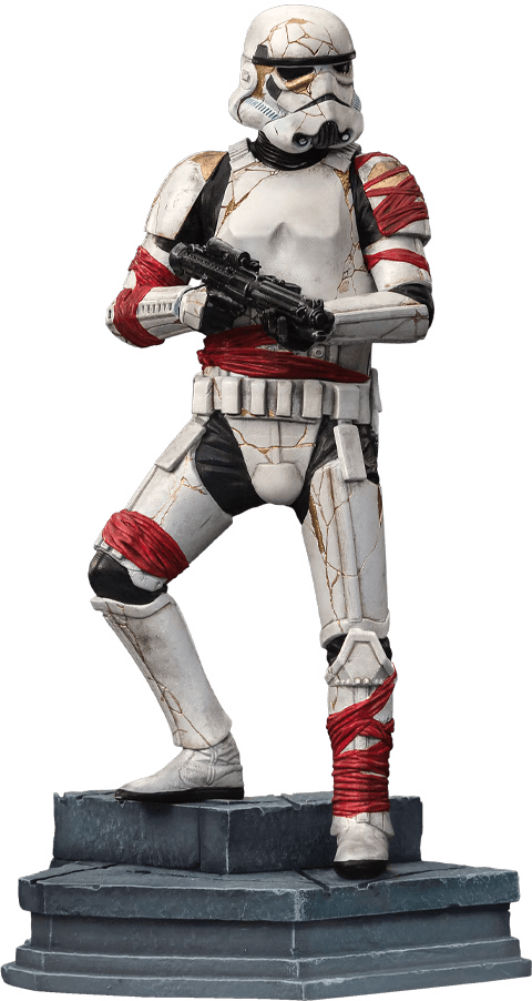 IRO55572 Star Wars: Ahsoka - Night Trooper 1:10 Statue - Iron Studios - Titan Pop Culture