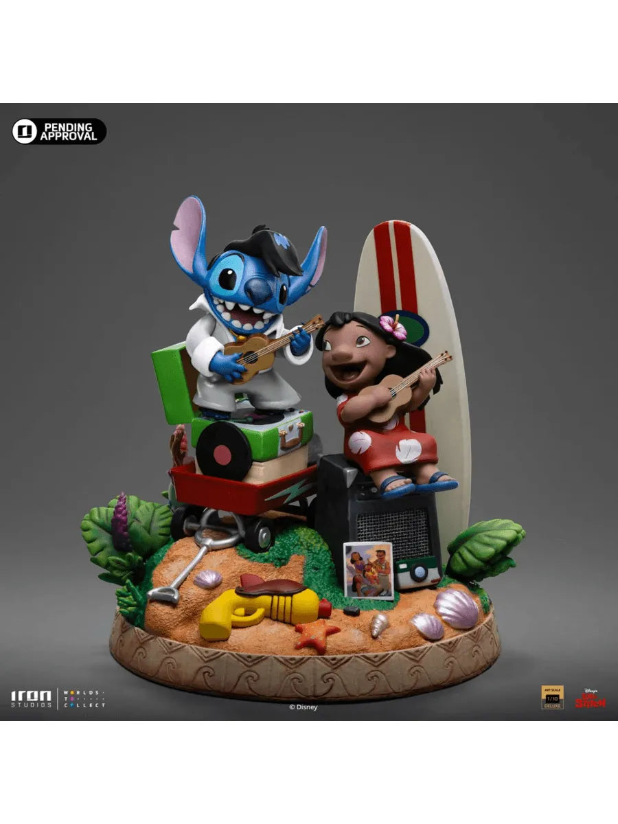IRO56098 Lilo & Stitch - Lilo & Stitch Deluxe 1:10 Statue - Iron Studios - Titan Pop Culture