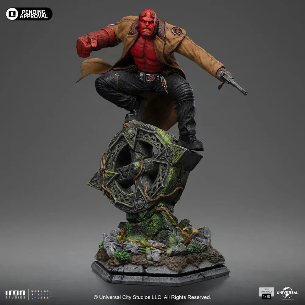 IRO56395 Hellboy 2 - Hellboy 1:10 Scale Statue - Iron Studios - Titan Pop Culture