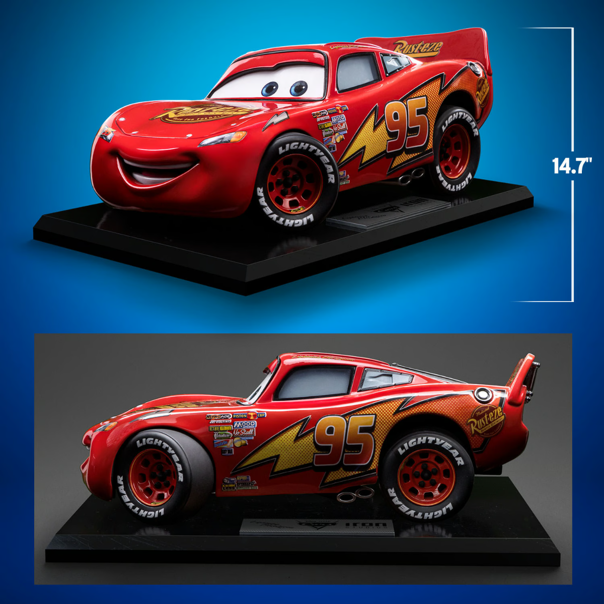 Cars - Lightning McQueen 1:10 Scale Statue