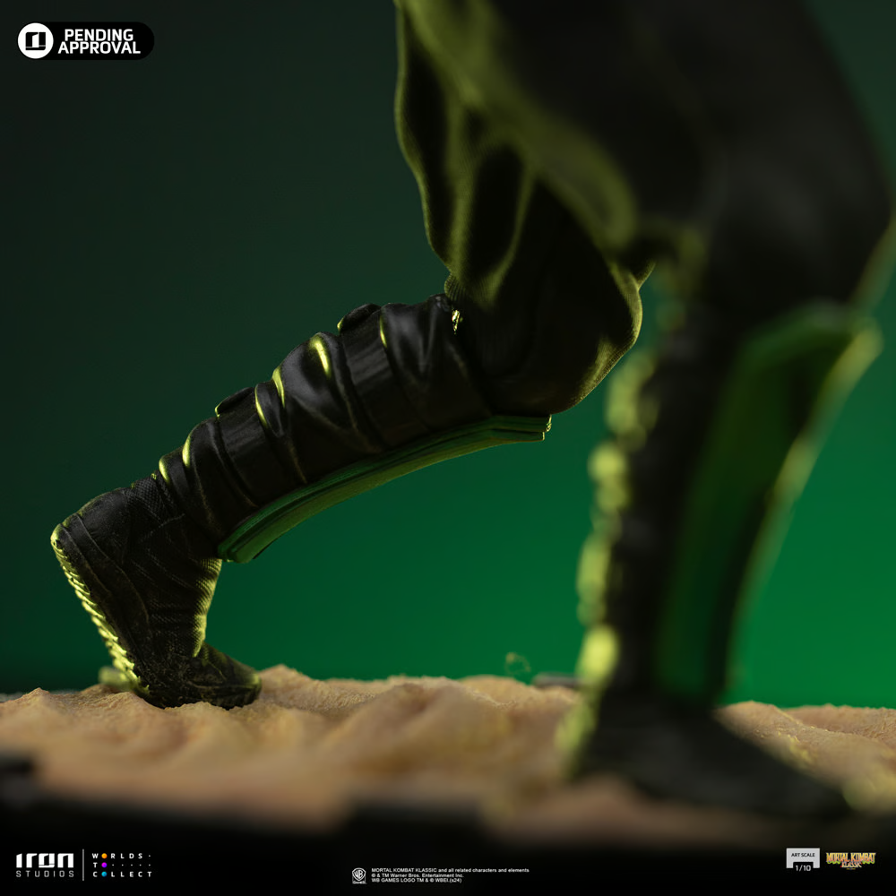 Estatua de reptil a escala 1:10 de Mortal Kombat