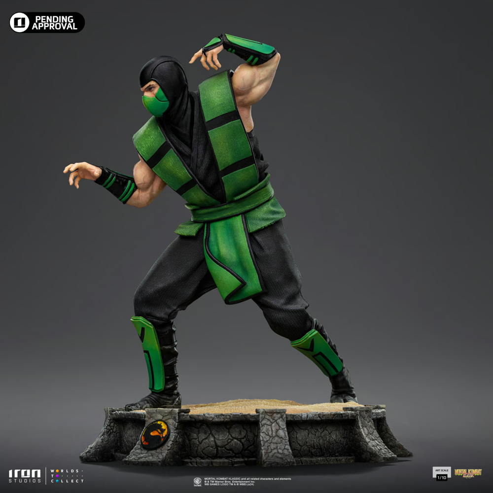Estatua de reptil a escala 1:10 de Mortal Kombat