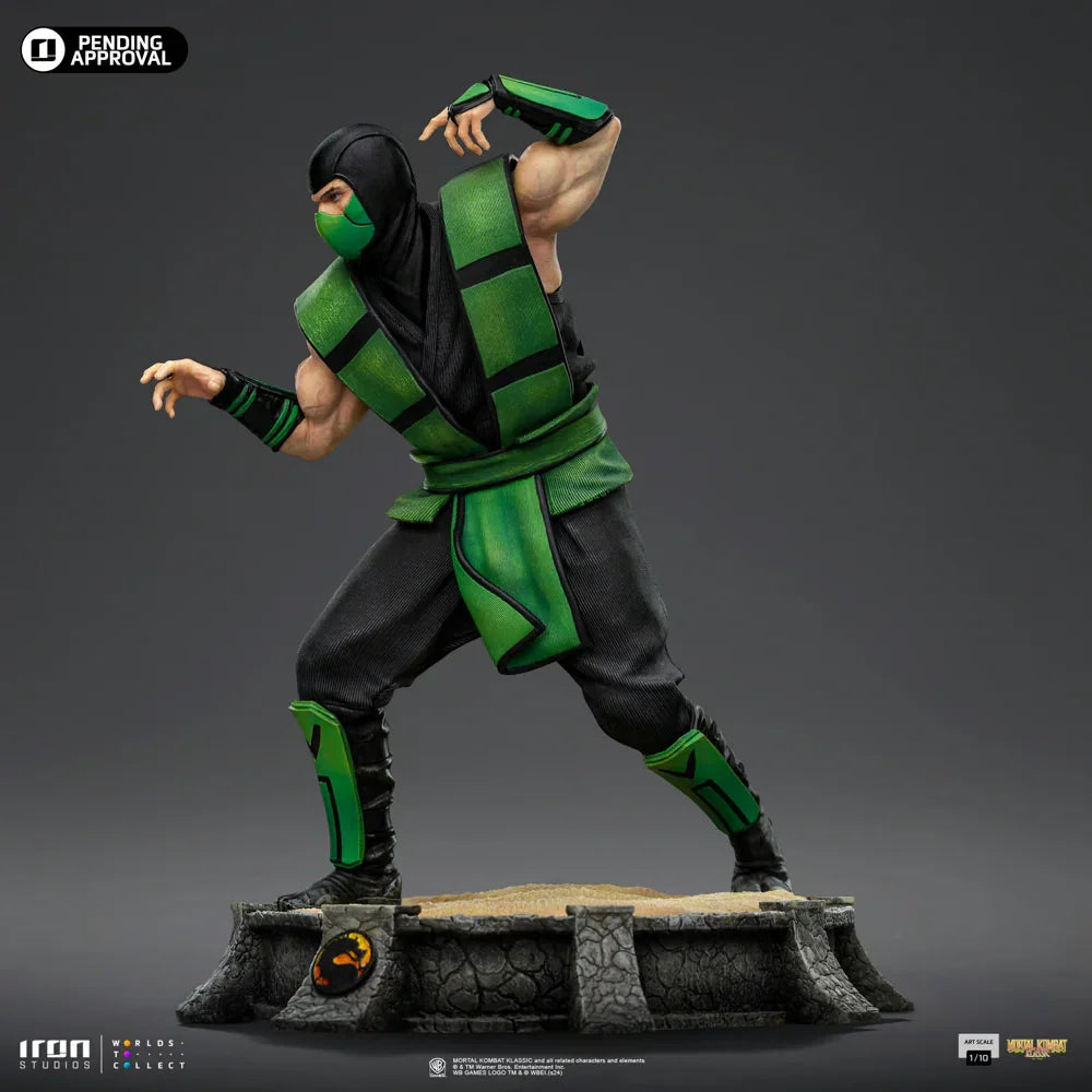 Estatua de reptil a escala 1:10 de Mortal Kombat