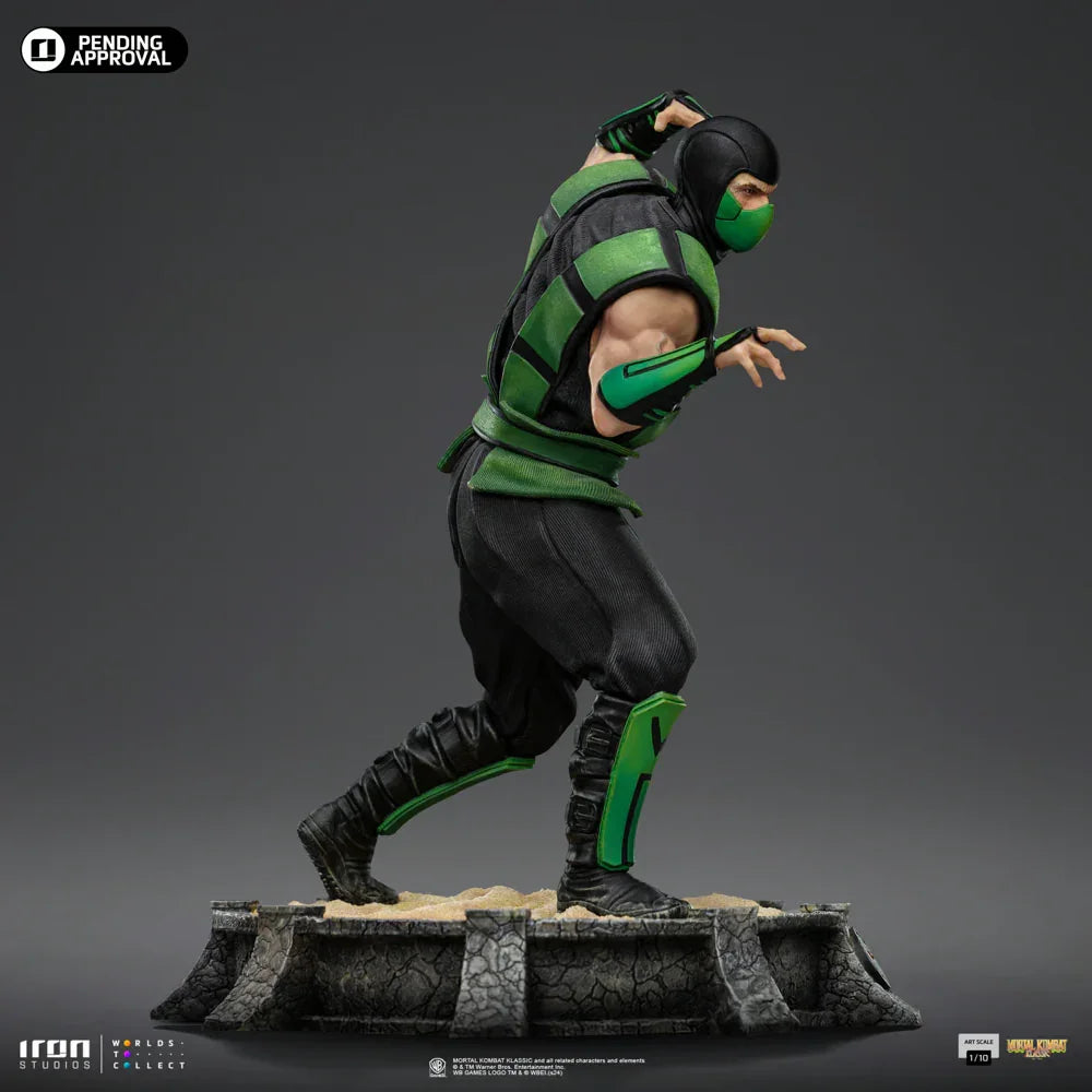 Estatua de reptil a escala 1:10 de Mortal Kombat