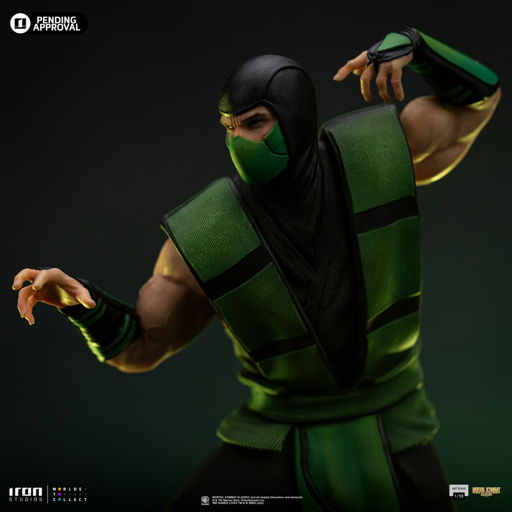 Estatua de reptil a escala 1:10 de Mortal Kombat