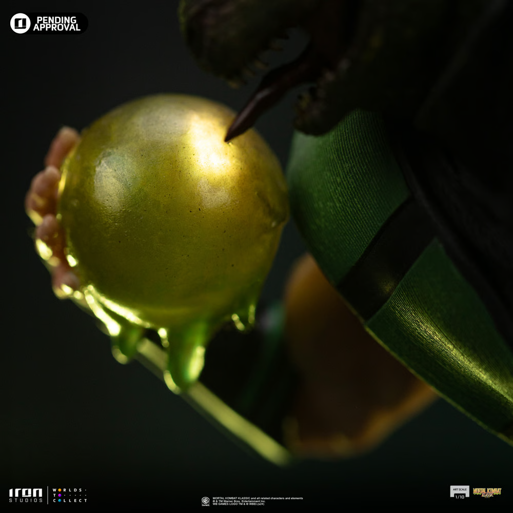 Estatua de reptil a escala 1:10 de Mortal Kombat
