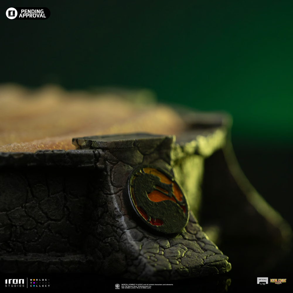 Estatua de reptil a escala 1:10 de Mortal Kombat