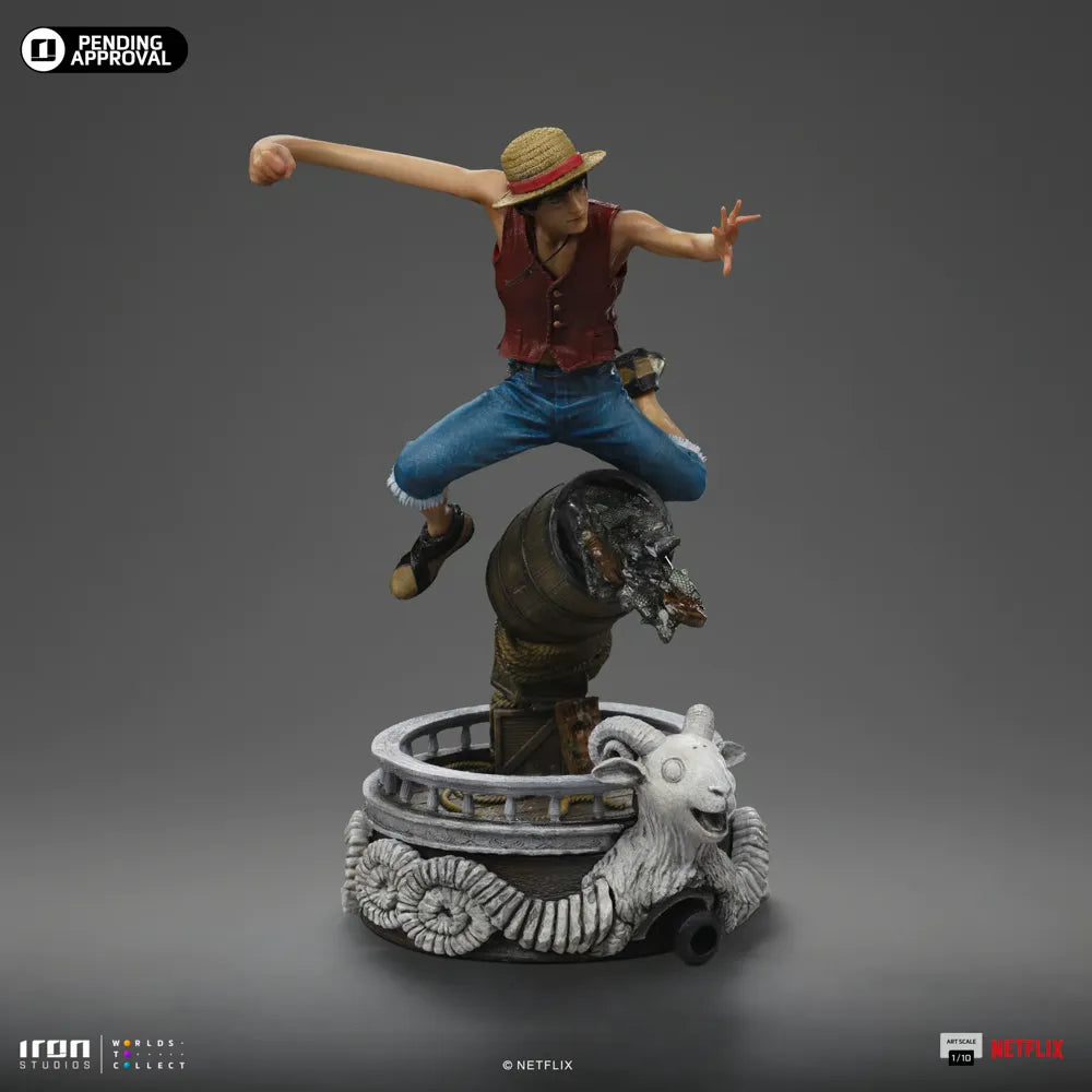 IRO57118 One Piece (2023) - Luffy 1:10 Scale Statue - Iron Studios - Titan Pop Culture