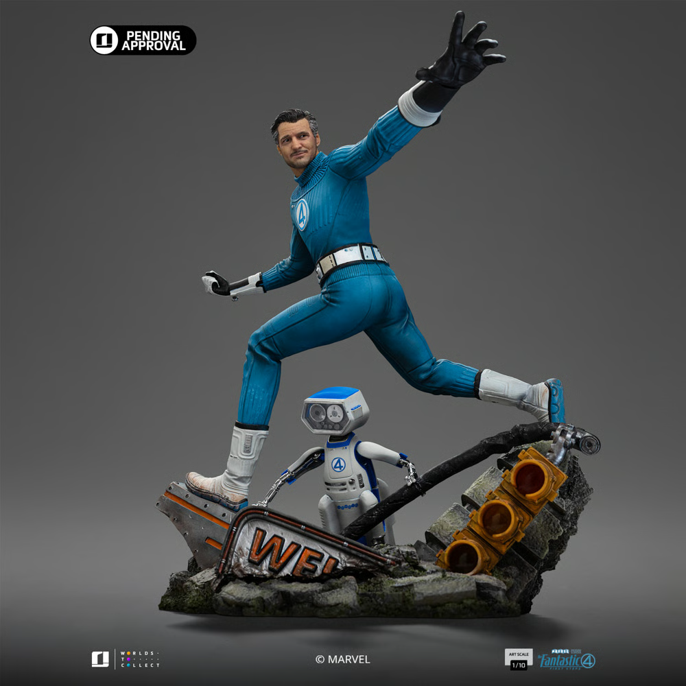 Los Cuatro Fantásticos: Primeros Pasos - Estatua a escala 1:10 de Mr. Fantastic
