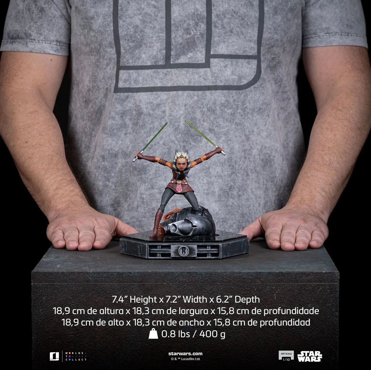 Star Wars: Clone Wars - Estatua de Ahsoka a escala 1:10