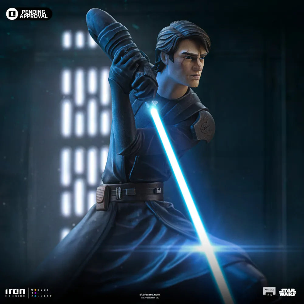 IRO57880 Star Wars: Clone Wars - Anakin Skywalker 1:10 Scale Statue - Iron Studios - Titan Pop Culture