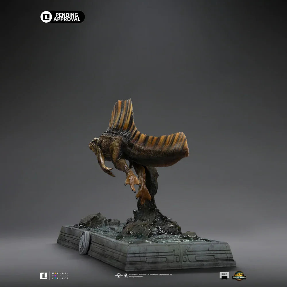 Parque Jurásico - Estatua de iconos del Spinosaurus