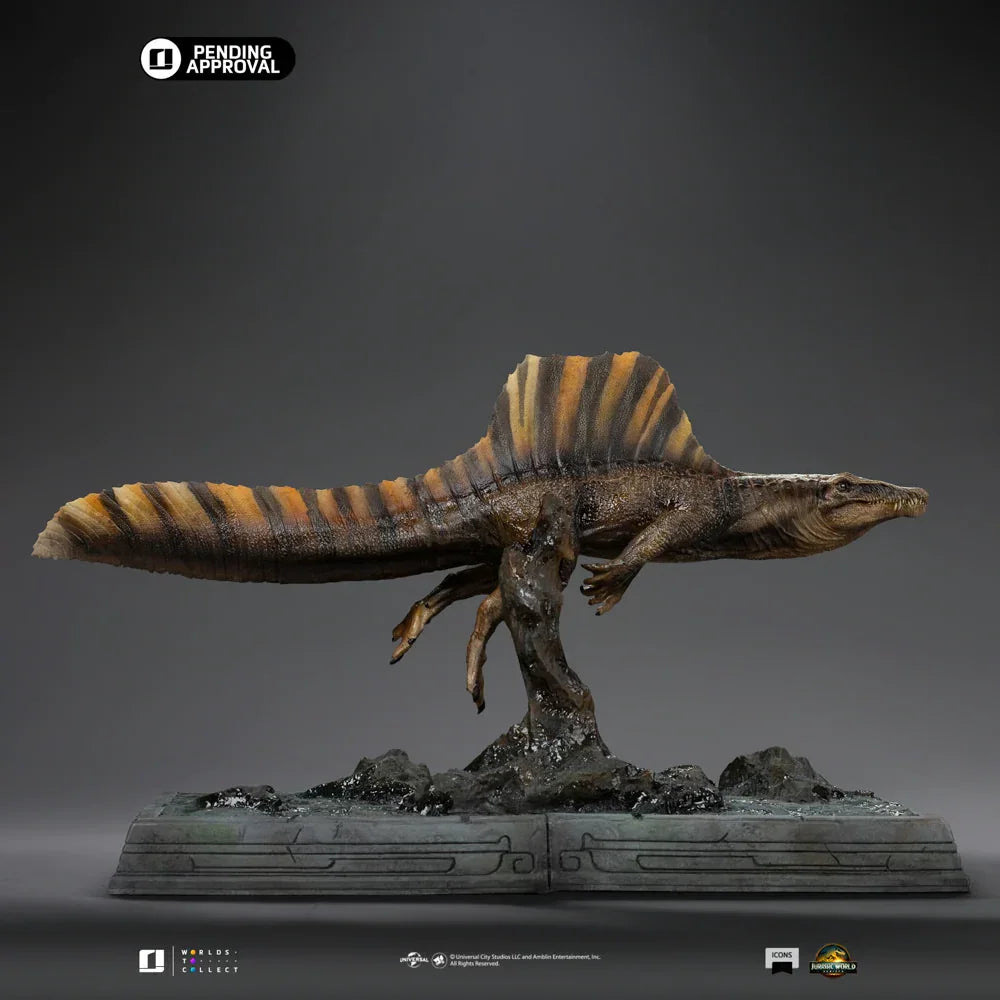 Parque Jurásico - Estatua de iconos del Spinosaurus