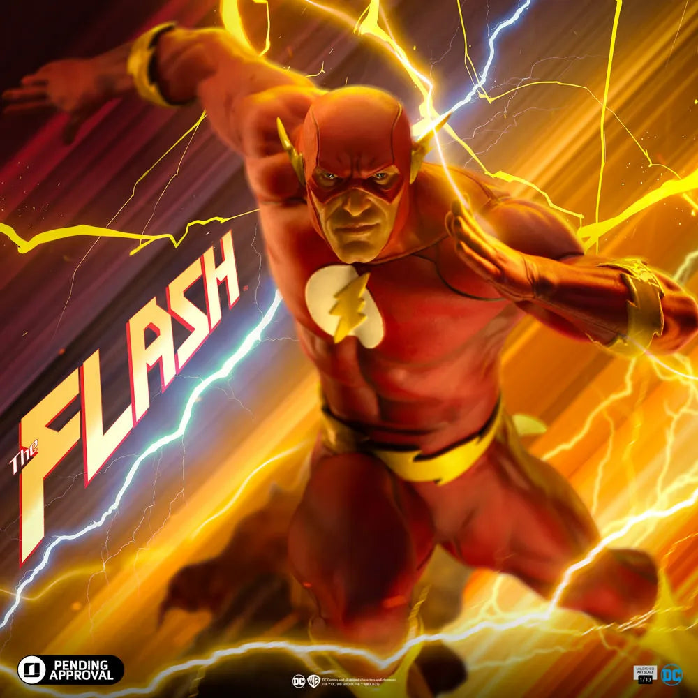 IRO59365 The Flash - Flash Unleashed 1:10 Scale Statue - Iron Studios - Titan Pop Culture