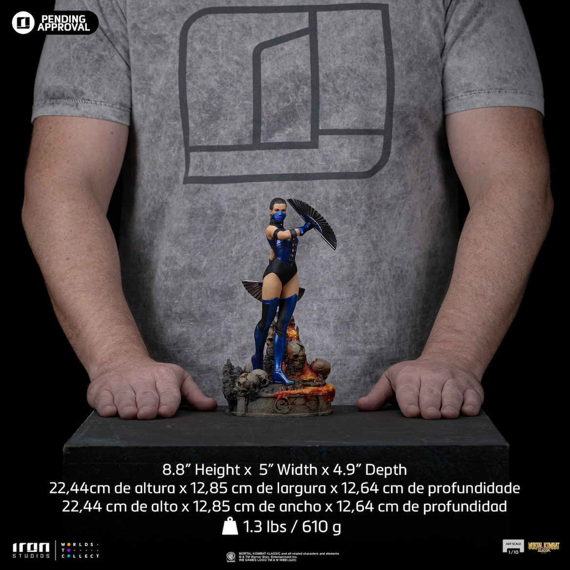 Mortal Kombat - Kitana 1:10 Scale Statue