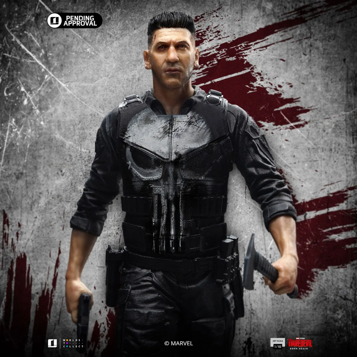 Daredevil: Born Again – Punisher 1:10 Scale Statue